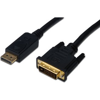 Câble adaptateur DisplayPort, DP - DVI-D 24+1, 2,0 m