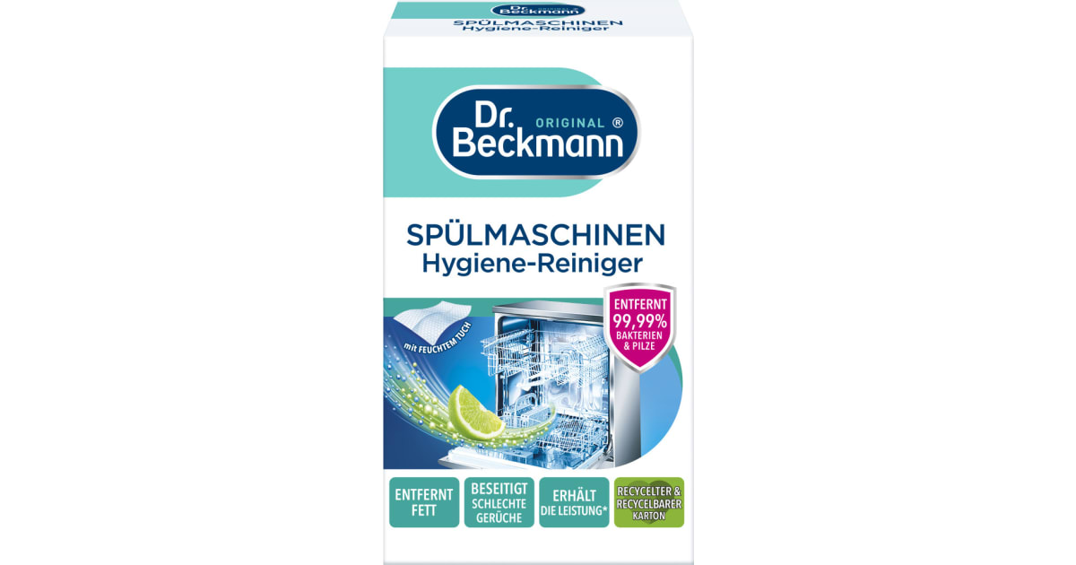Dr. Beckmann Spülmaschinen Hygienereinige