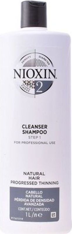 Nioxin System 2 Cleanser 300ml - Normale shampoo vrouwen - Voor Alle haartypes