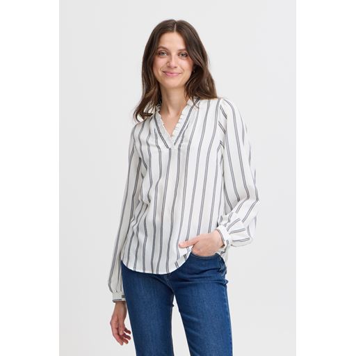 Fransa Shirta Bluse, Birch Mix, XL