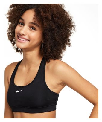 Brassière Nike Swoosh Noir Fille