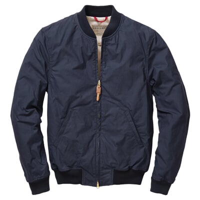 Herrenblouson Baumwolle, Navy