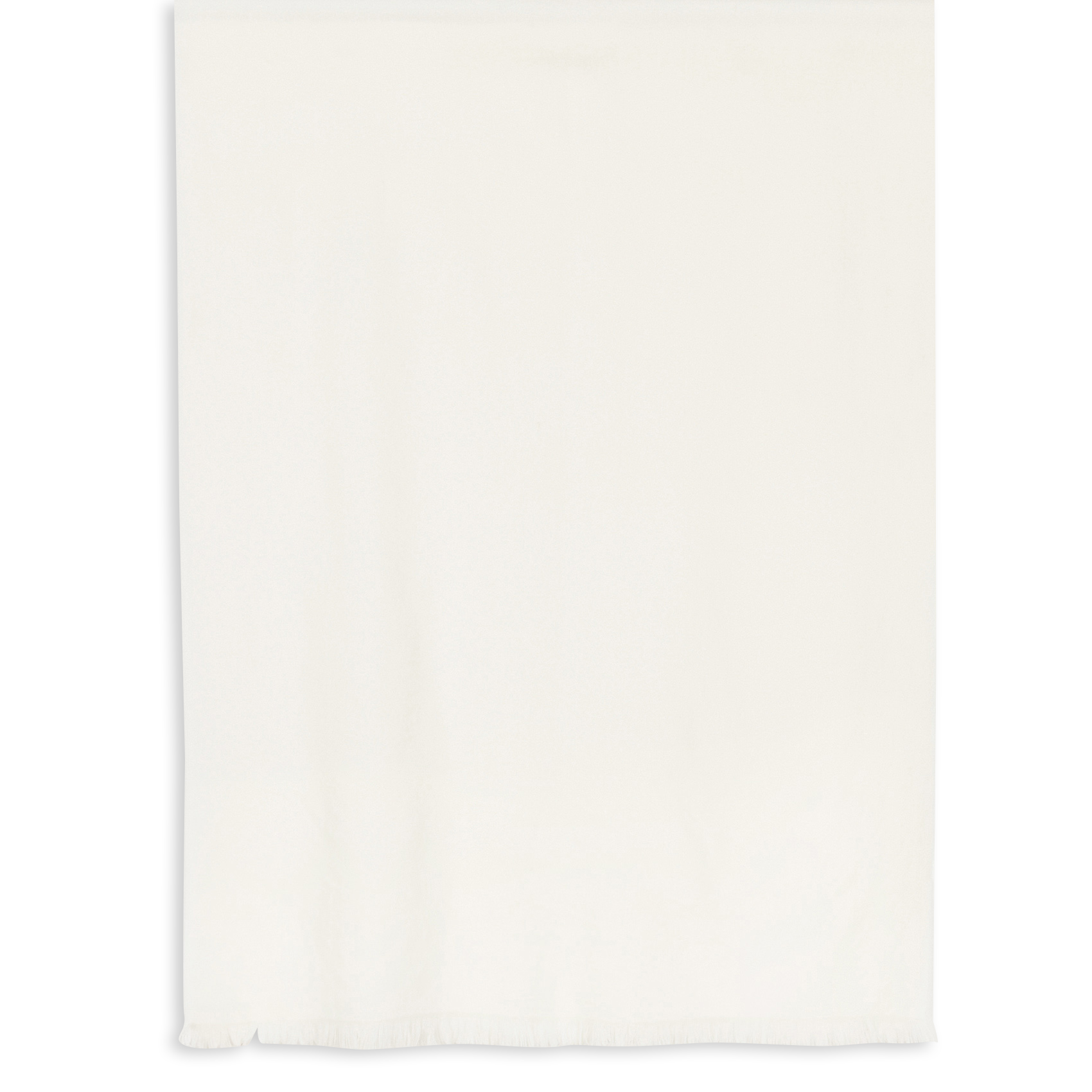 Echarpe à franges | Blanc