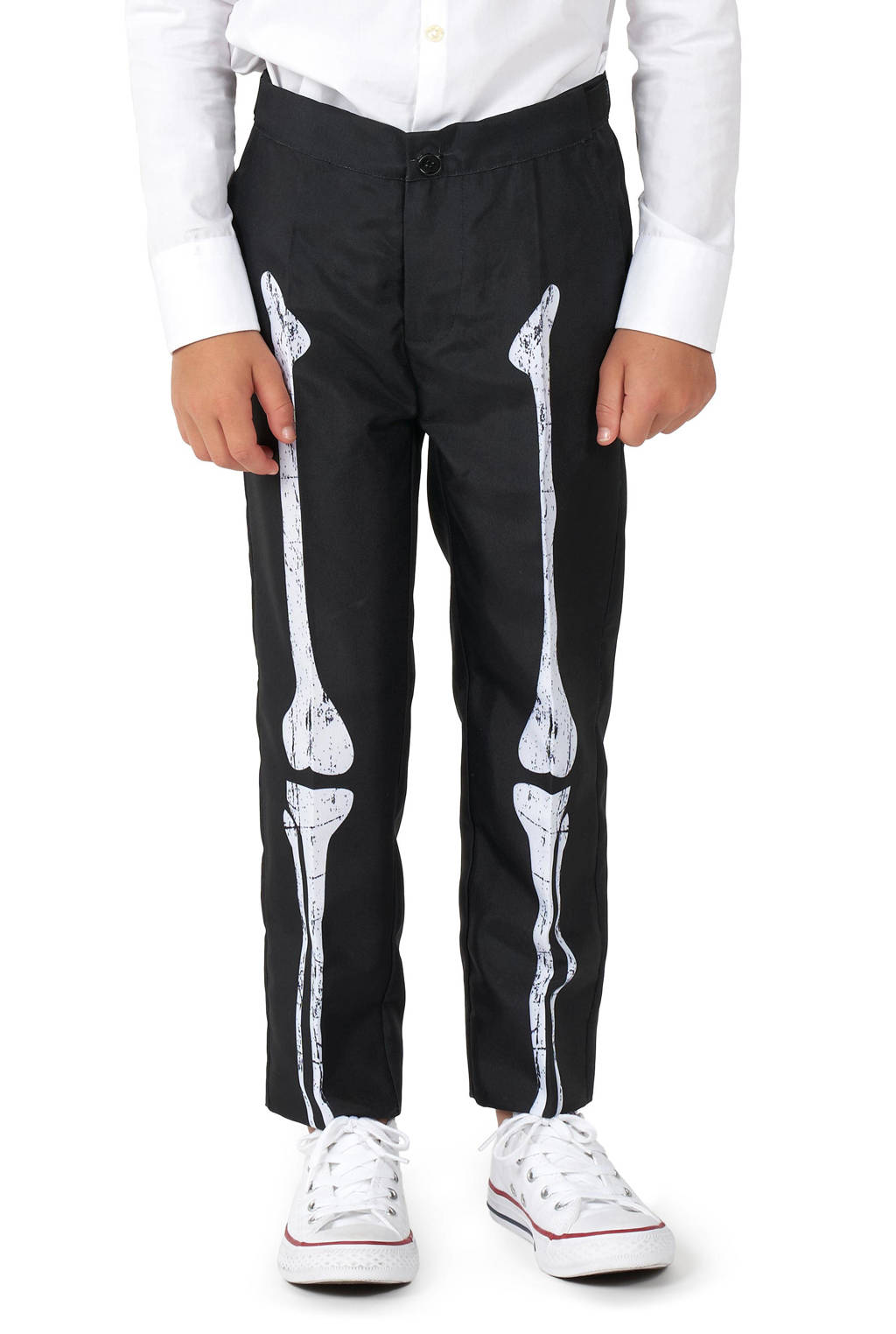 Suitmeister kostuum halloween Skeleton Grunge zwart/wit
