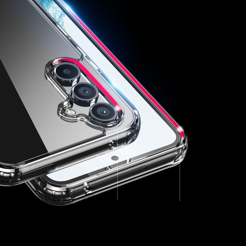 Samsung Galaxy A54 5G Hybrid Hardcase Hülle TPU Bumper   Kunststoff Rückseite - Transparent