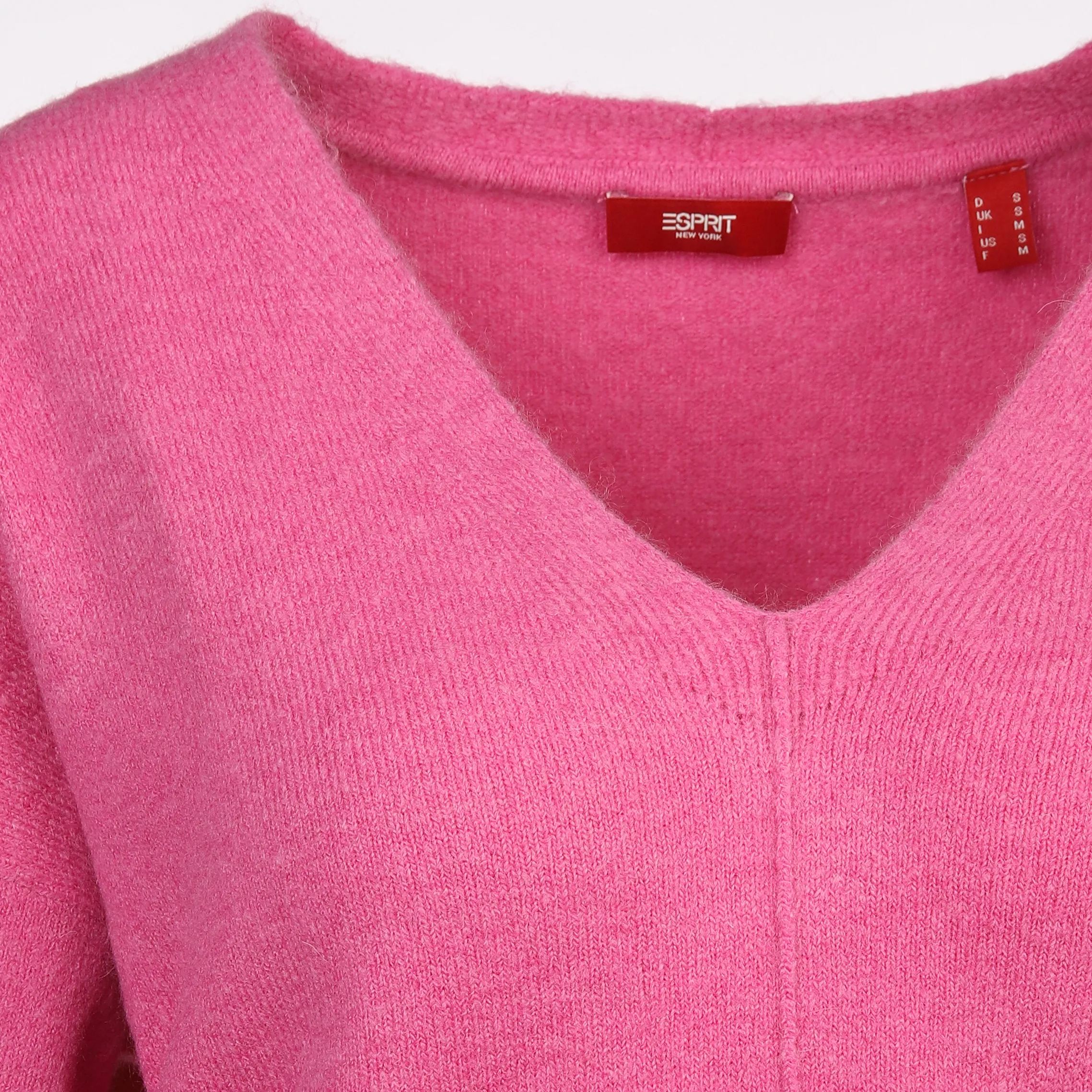 Damen Strickpullover mit V-Ausschnitt