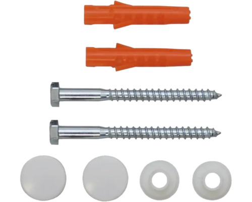 Toilet montageset wit