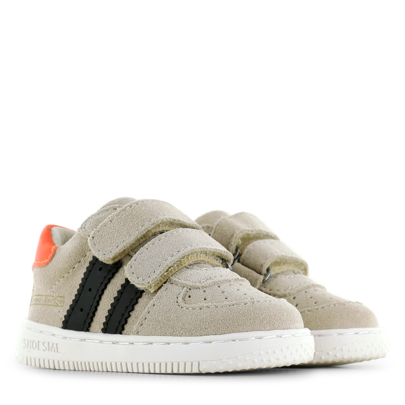 Shoesme beige sneakertje Microfiber leer, Suède | Jongens schoenen
