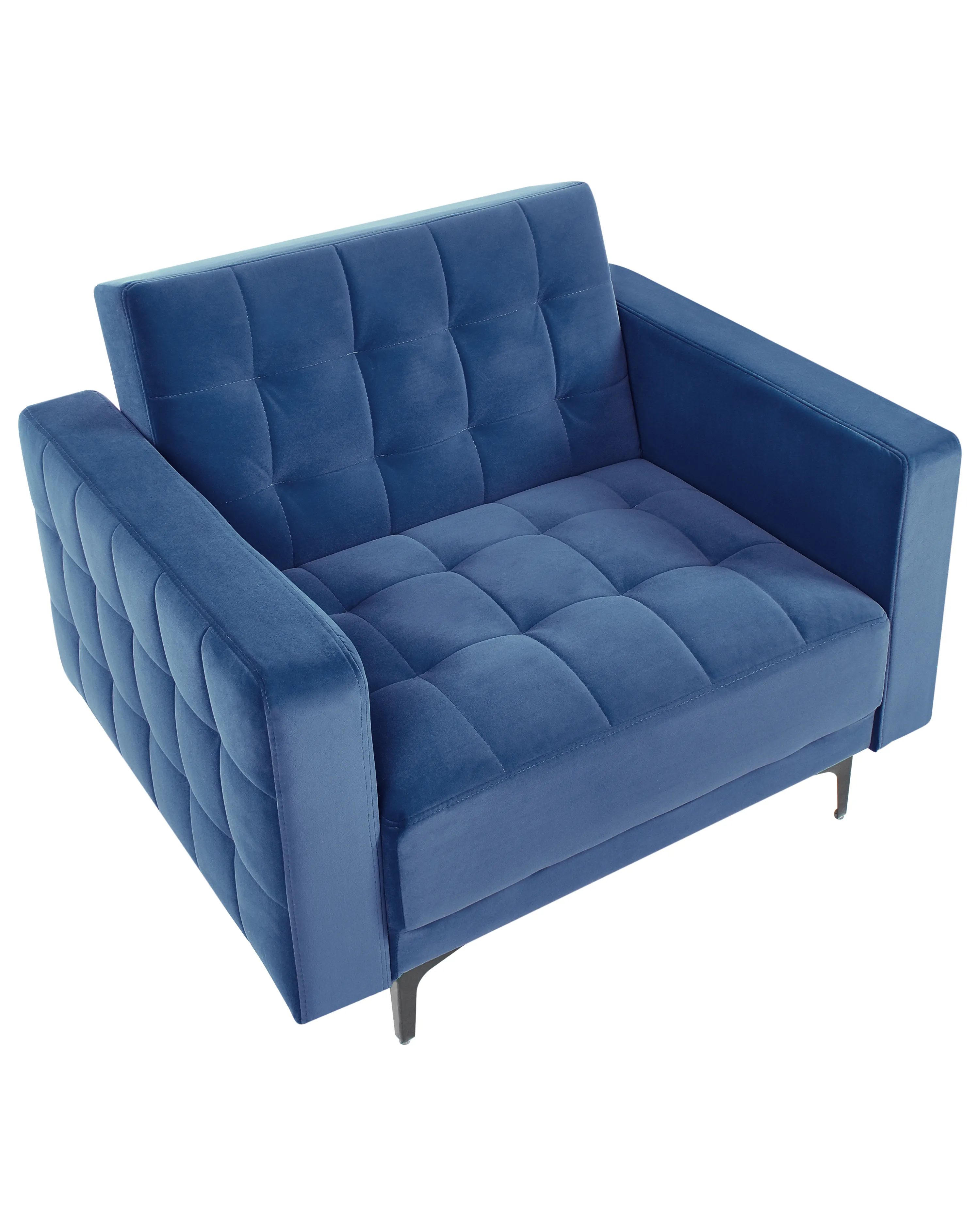Fauteuil ABERDEEN Fluweel Blauw