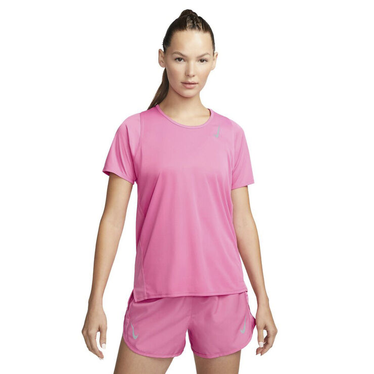 Nike Dri Fit Race Lobe T Shirt Pink