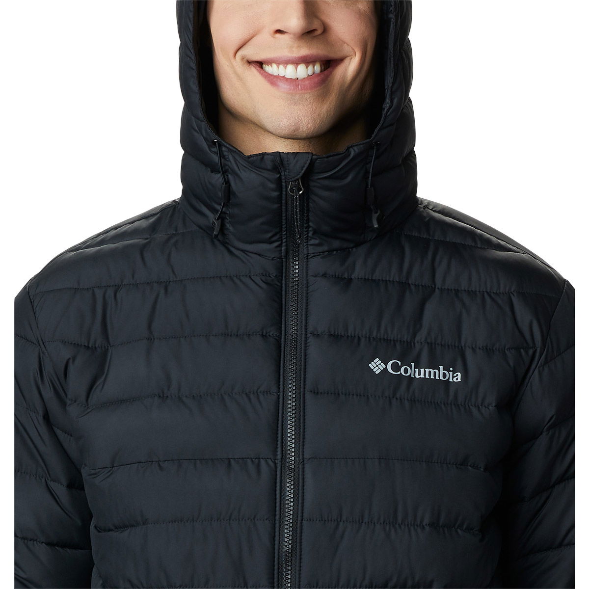 Columbia Powder Lite Hooded Vinterjakke Herre