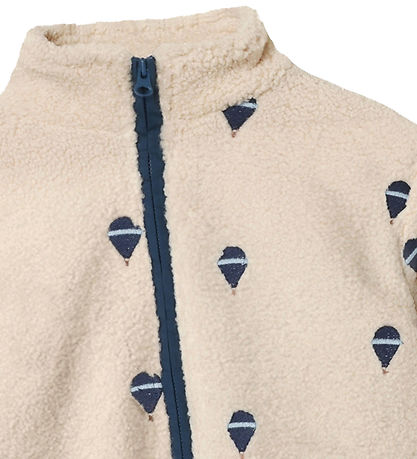 Fliink Fleecejacke - Teddy Balloon - Sandshell