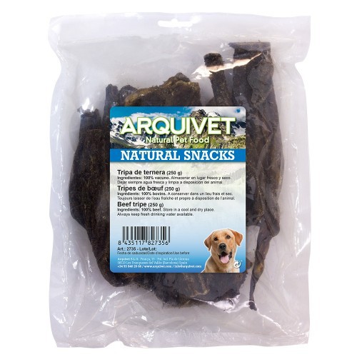 Tripas para cachorro com sabor de carne bovina