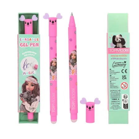 Depesche TOPModel Radierbarer Gelstift WILD, 1 Stück, 4-fach sortiert