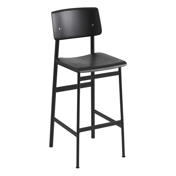 Muuto Tabouret de bar Loft 75 cm | Chêne noir