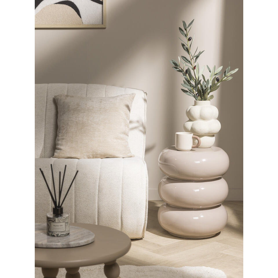 Decoratieplateau Organisch Marmer Beige - Ø30 cm