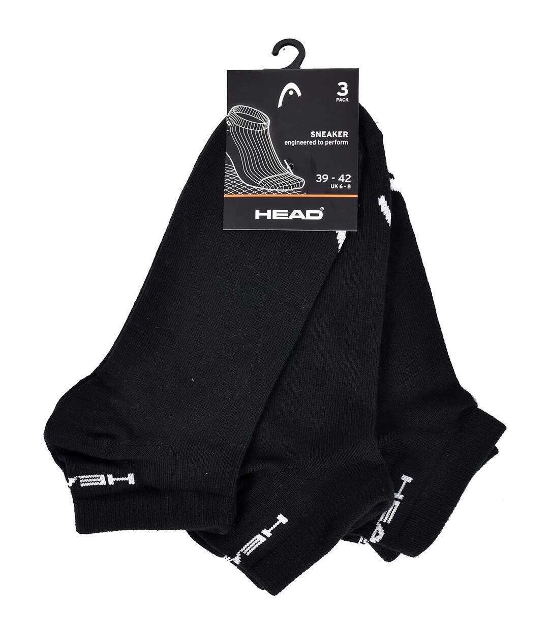 Chaussettes homme HEAD SPORT ET PERFORMANCE -Assortiment modèles photos selon arrivages- Pack de 12 Paires SNEAKER assorties