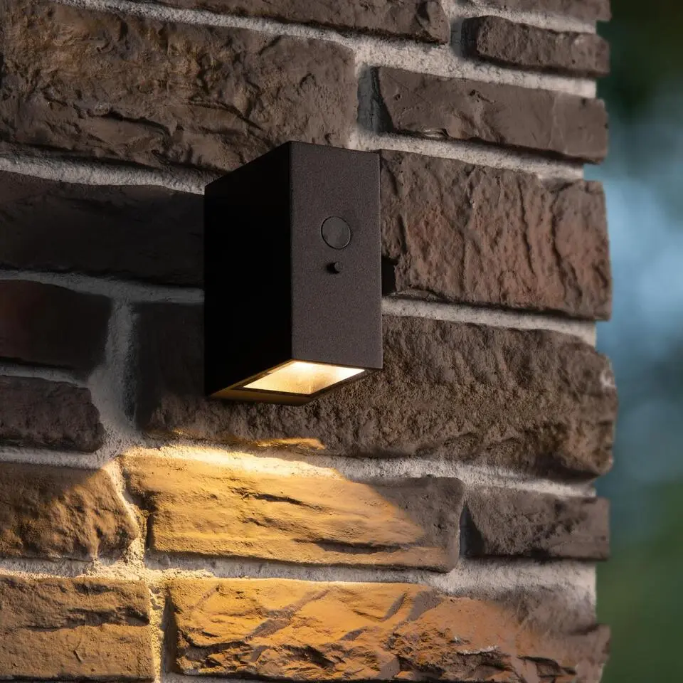 Lucide BOLTON Wandlamp - Zwart