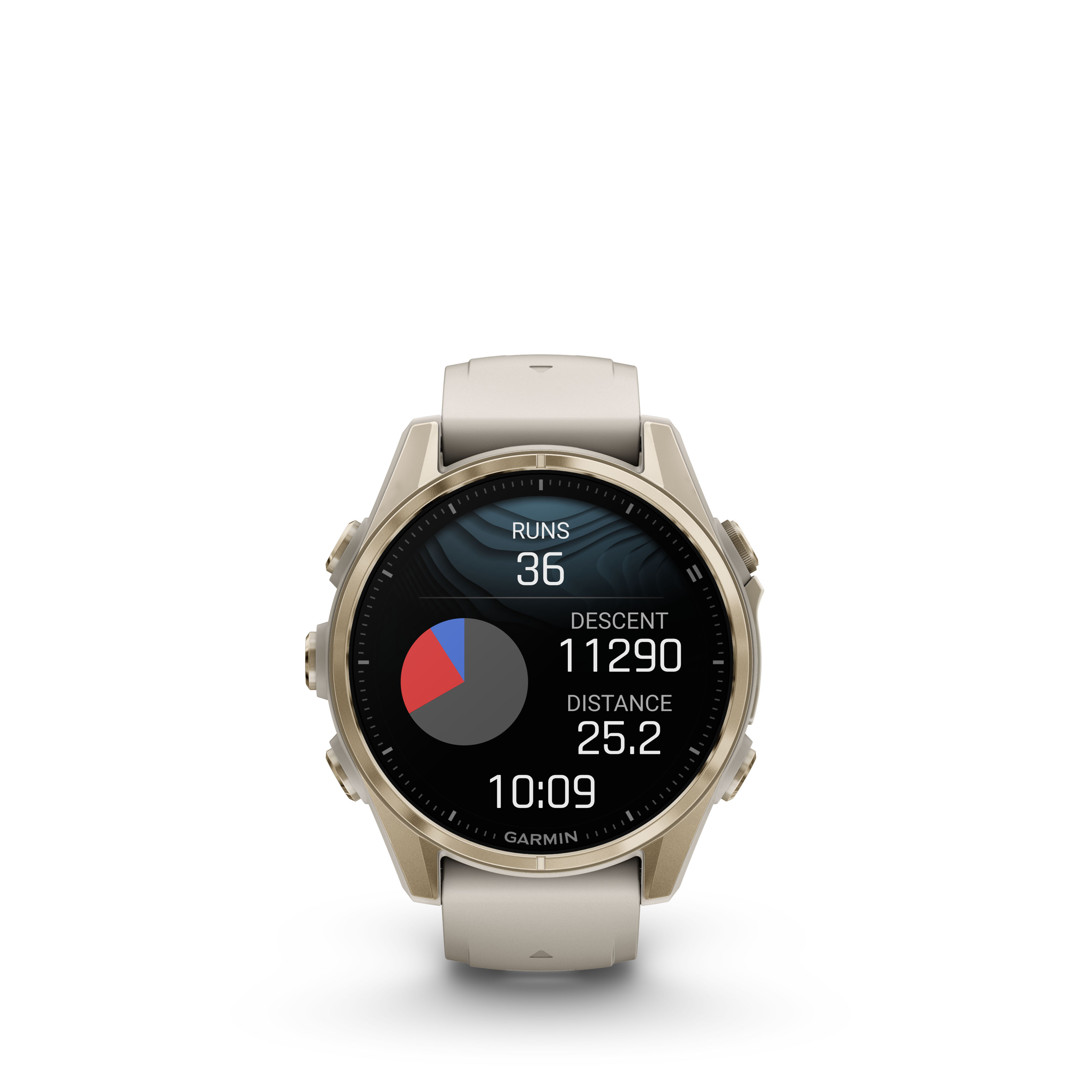 Garmin Fenix 8 43mm Amoled Sapphire Soft Gold/Sand