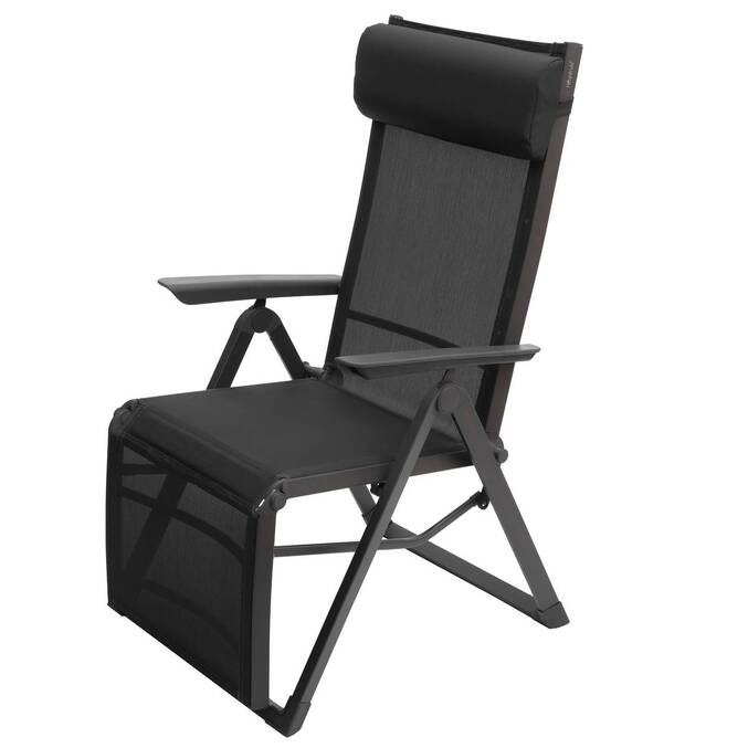 Fauteuil de jardin DECIMA Anthracite / Graphite