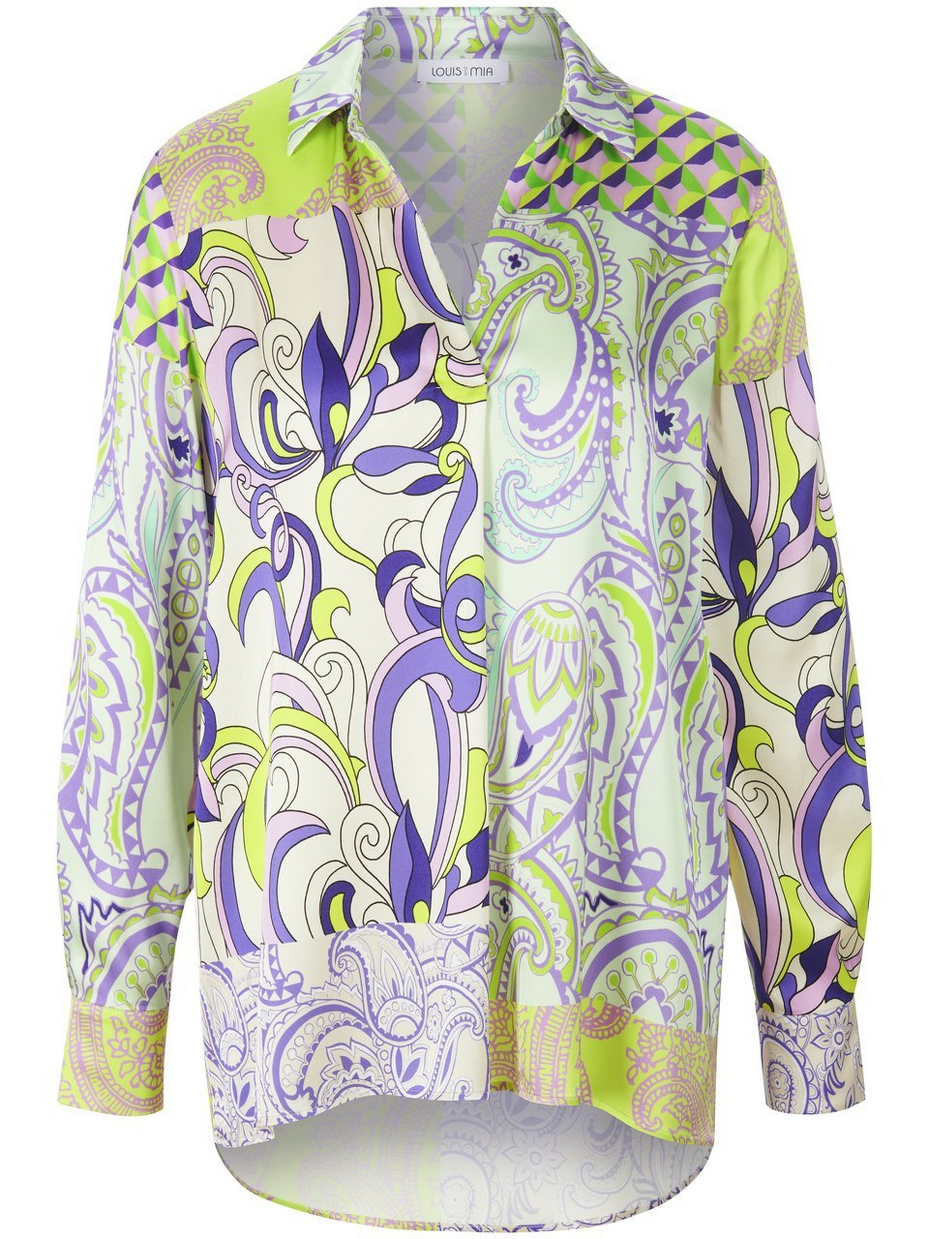 Bluse mit Allover-Muster