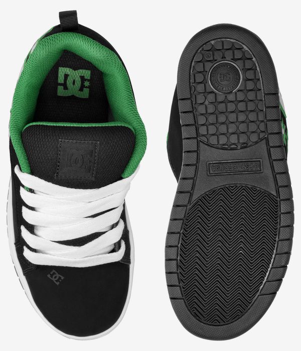 DC Court Graffi Schuh kids (black kelly green)