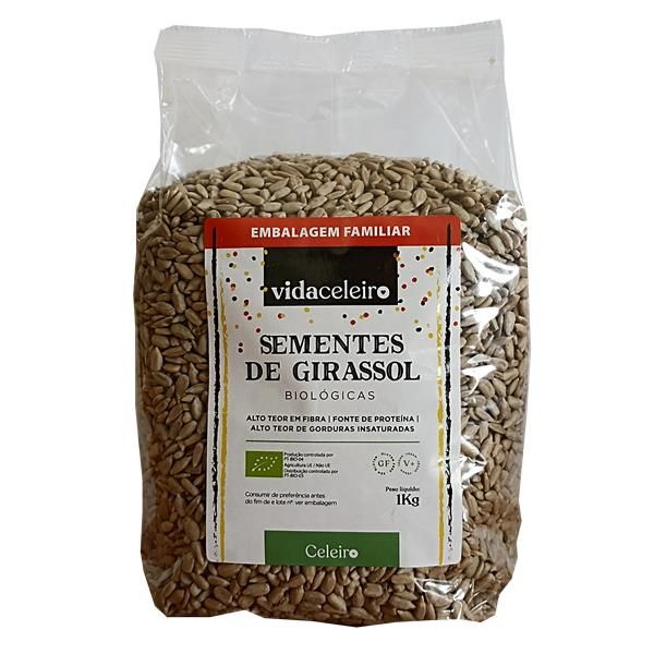 Vida Celeiro Sementes De Girassol Bio  1Kg