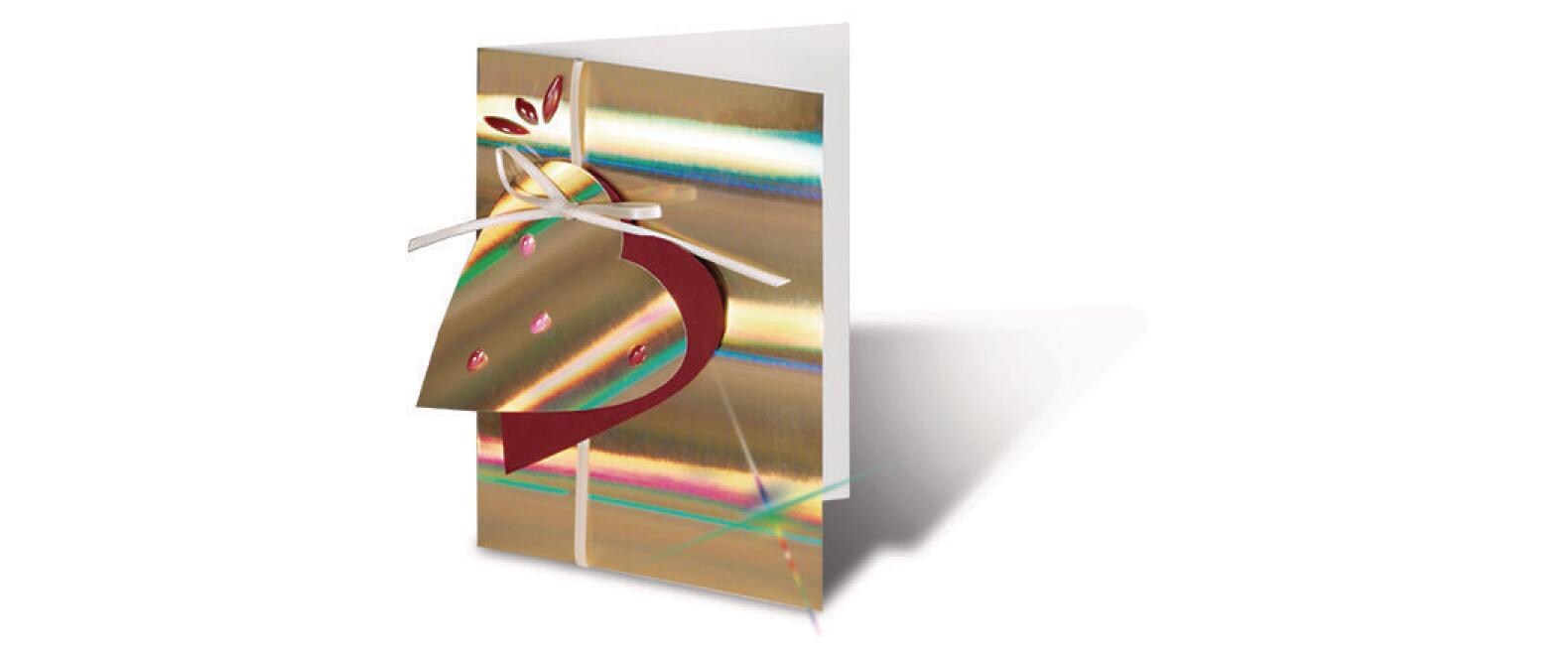 Bastelpapier Holographischer Karton sortiert MehrfarbigHolokarton