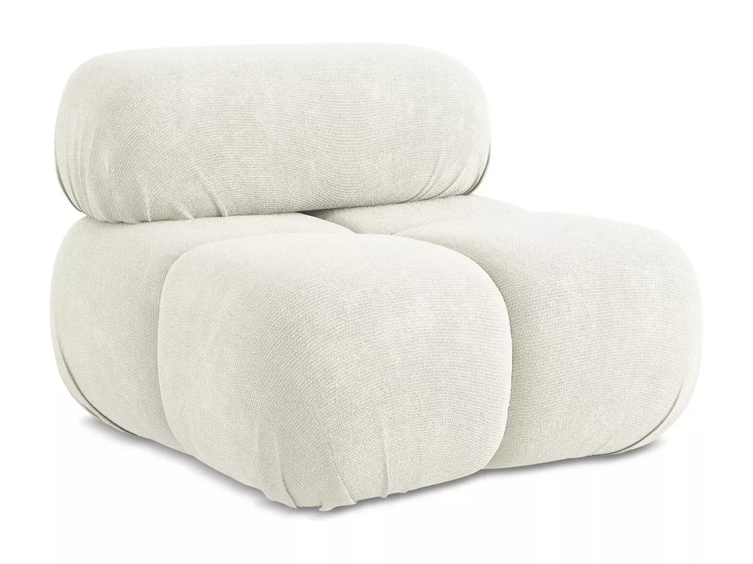 Fauteuil en Chenille - blanc - LOKUA