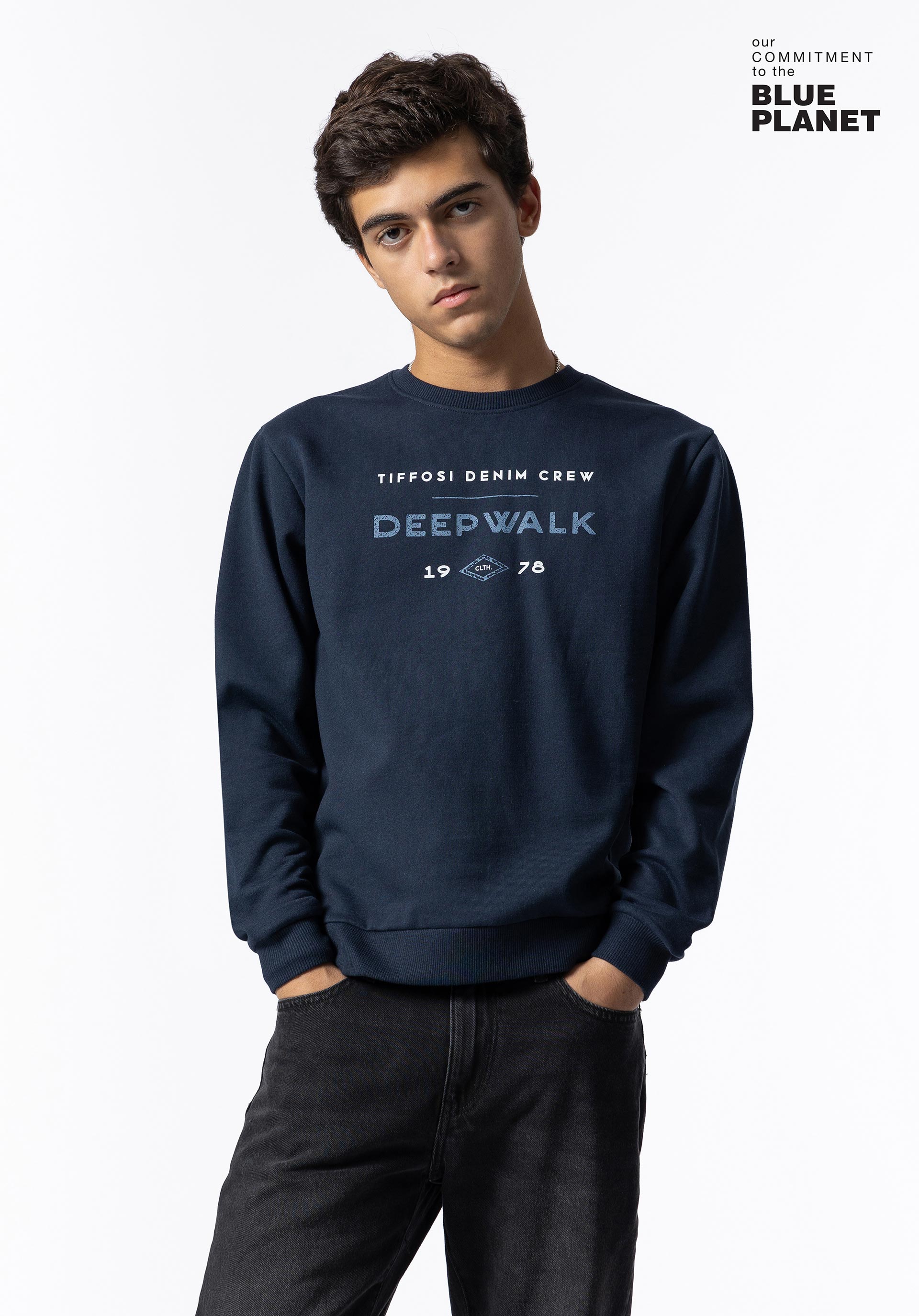 Sweatshirt com Estampado Frontal