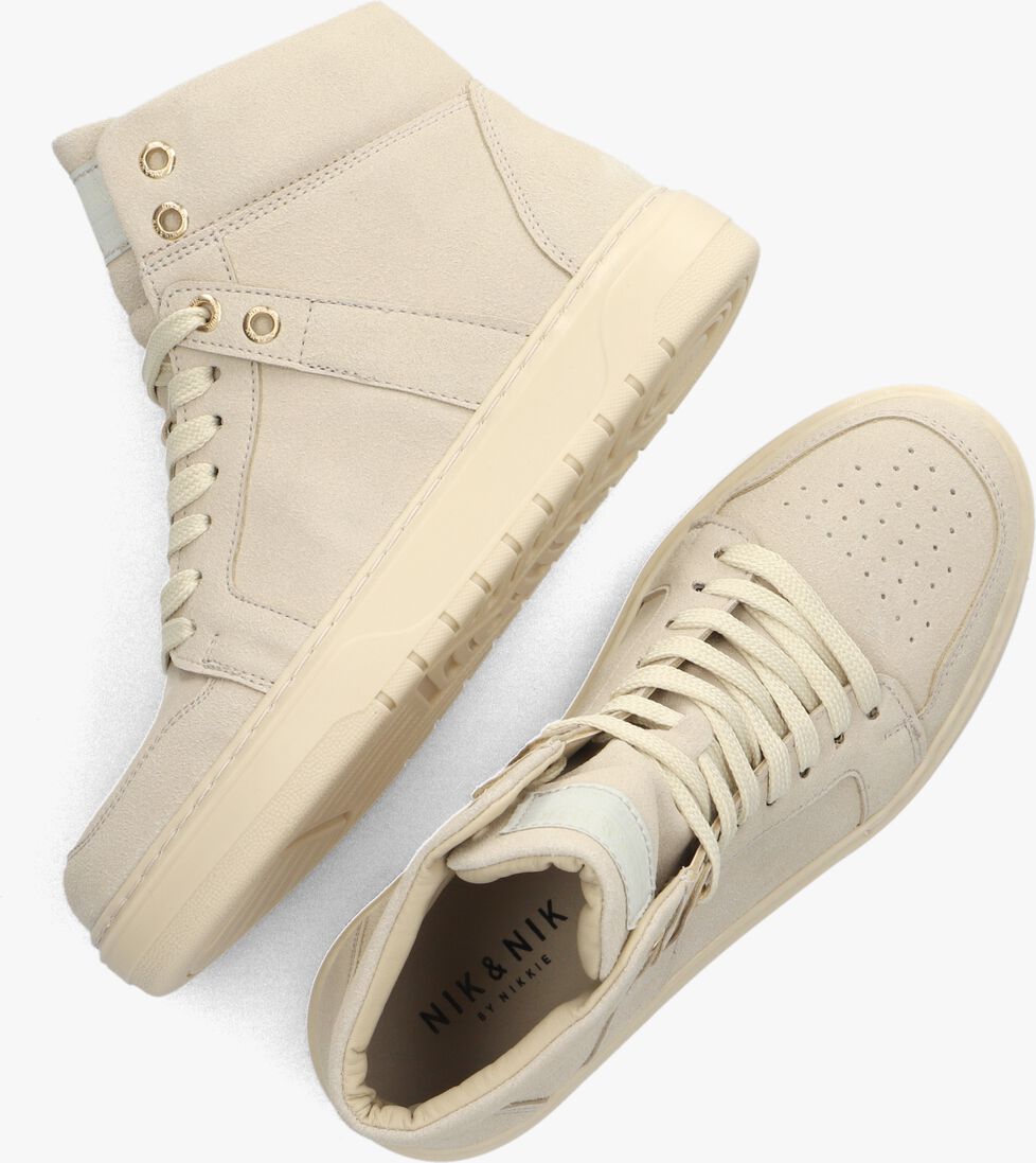NIK & NIK beige nik & nik hoge sneaker diana desert sneakers