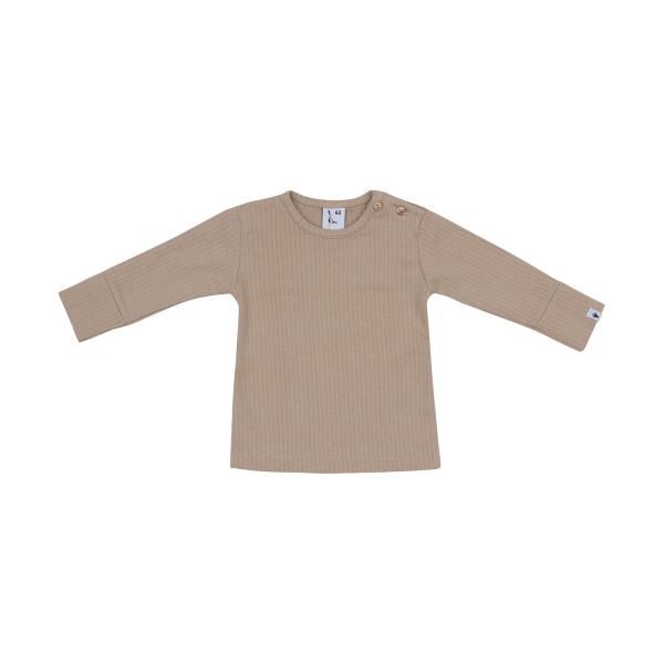 Klein Baby Shirt Rib - Maat 50 - Filipe Beige