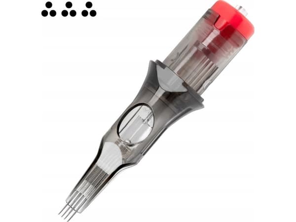 Activeshop Cartridge do tatuażu El Cartel V2 - 0.35 3RLX 3 Long Taper 10 szt.