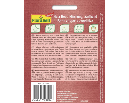 Bieten FloraSelf Select groentezaden