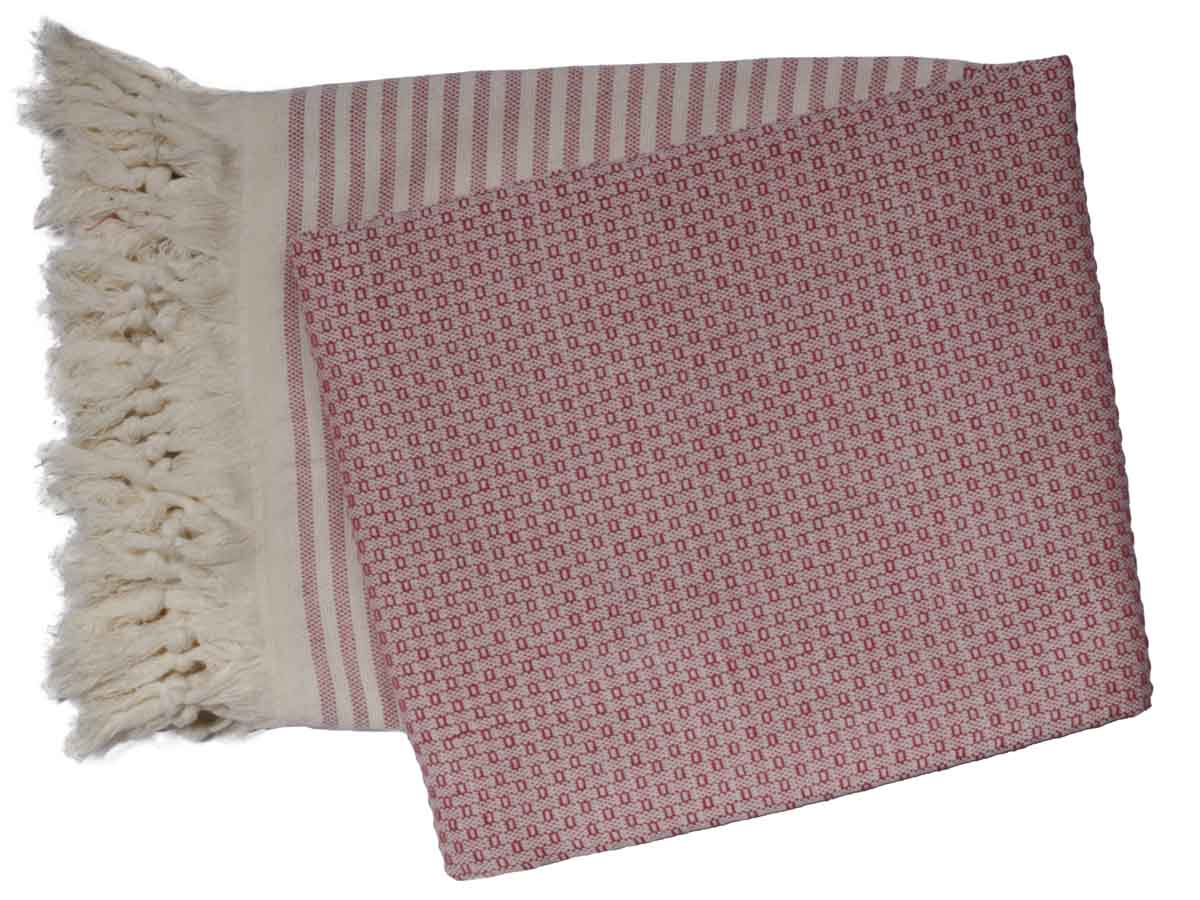 PHLOX 100 x 200 cm hamamdoek - rood