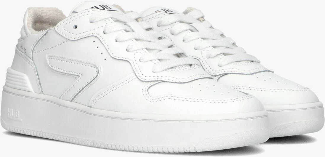 HUB witte hub lage sneakers smash