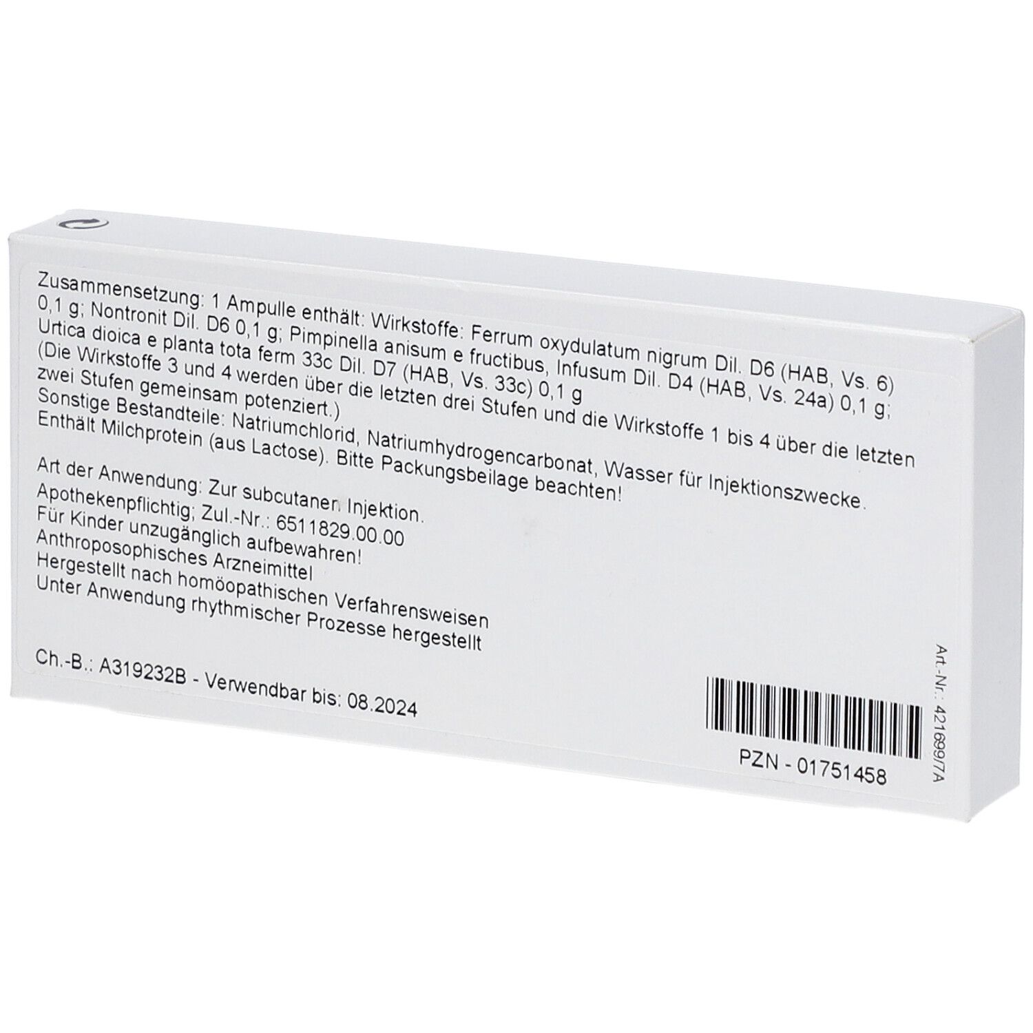 WALA® Ferrum Silicium Comp. Amp.
