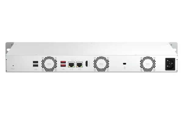 QNAP TS-464eU - NAS-server - 4 bays - rackversion - SATA 6Gb/s - RAID 0, 1, 5, 6, 10, JBOD - RAM 8 GB - 2.5 Gigabit Ethernet - iSCSI support - 1U