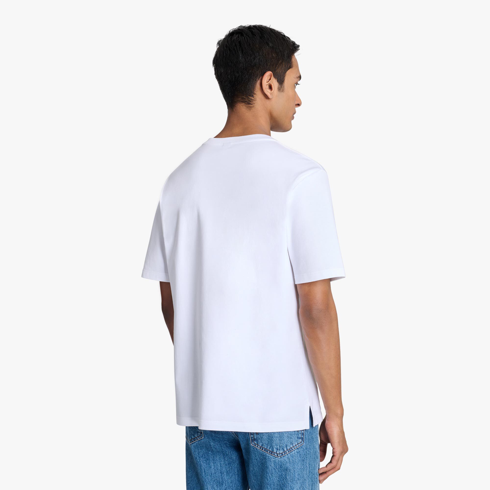 T-Shirt Frame Scritto Avec Effet Suede