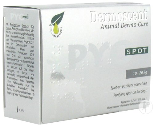 Dermoscent PYOspot Chien 10-20kg Pipettes 4x1,2ml