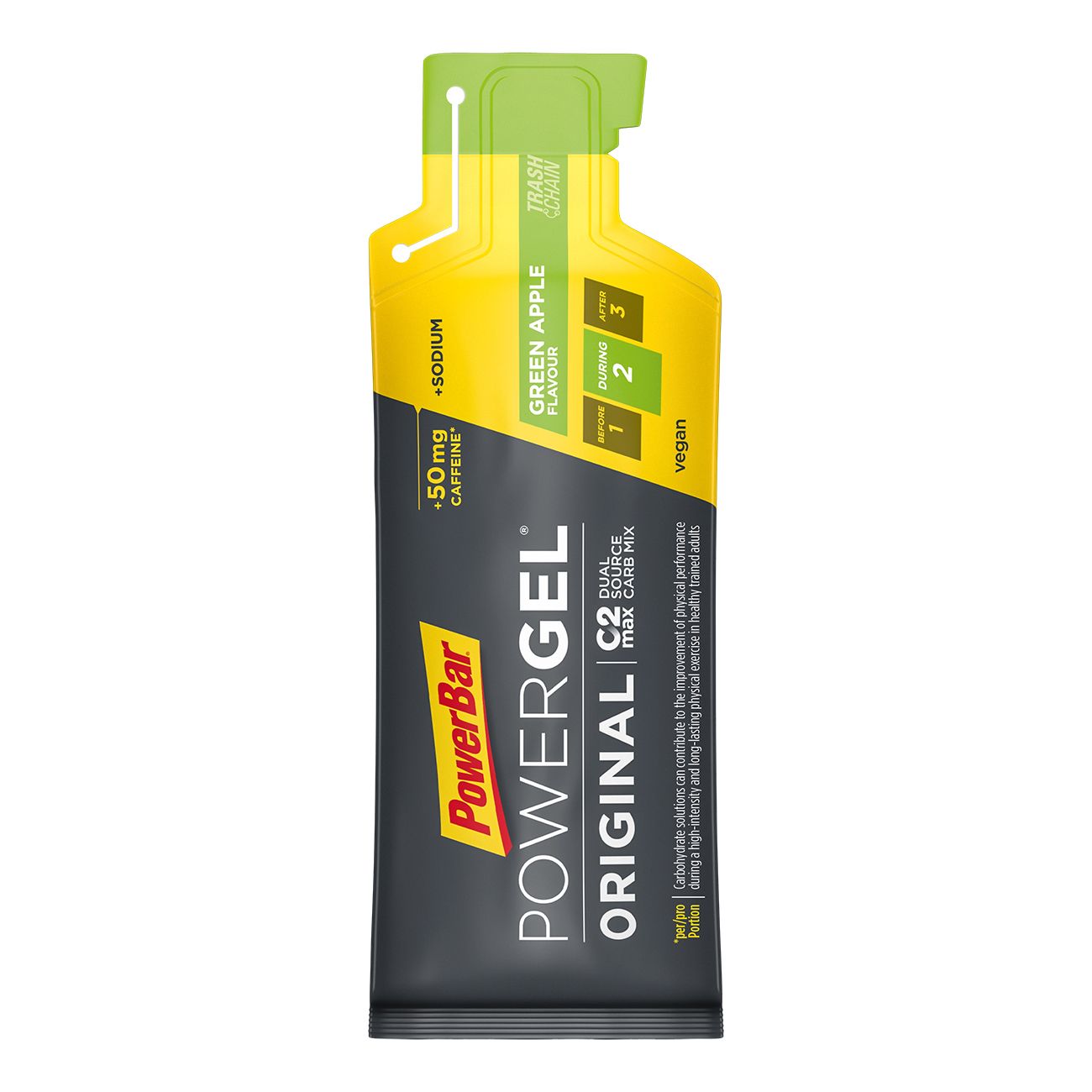 powerbar powergel green apple 653 22031333 green apple