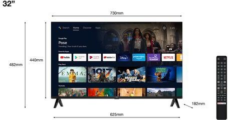 TCL - 32S5400AF - Full HD TV - Zwart - Android TV - HDR-compatibel