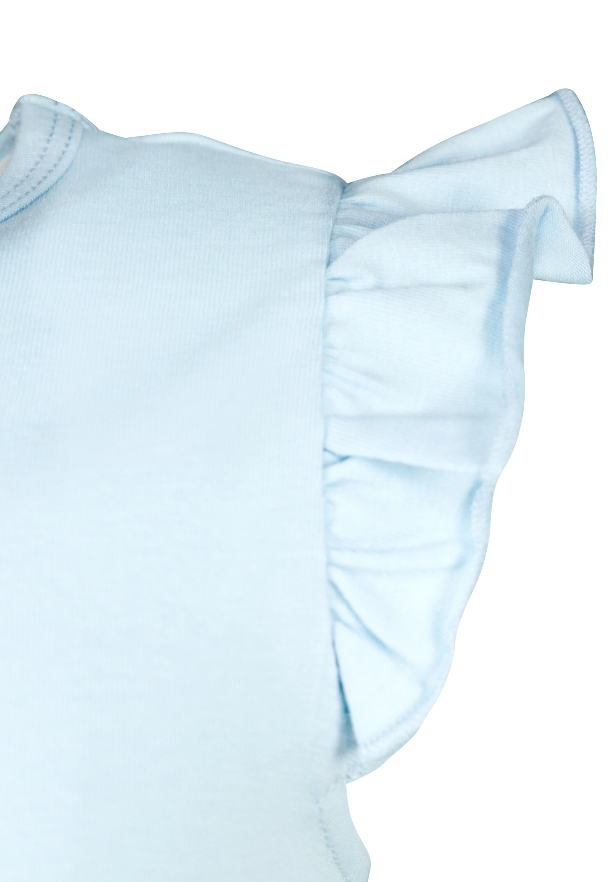 Kurzarmkleid SCHMETTERLINGE in angel blue
