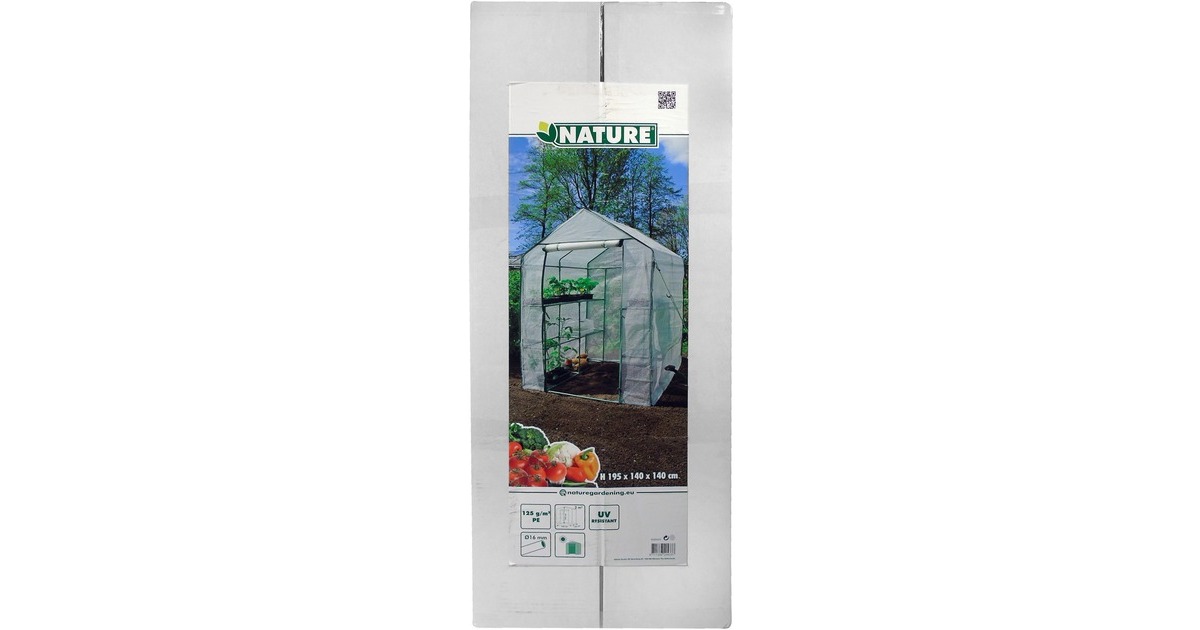 NatureTuinkas dubbele etages kweekkas  (Transparant/groen)