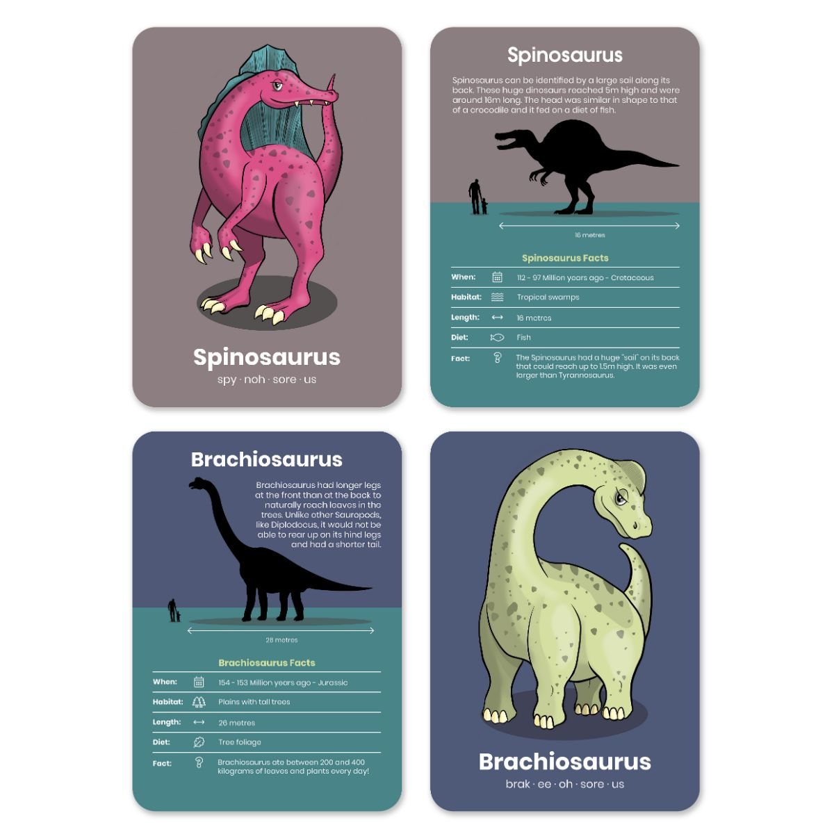 Learn By Doing Dinosaurs Flashcards