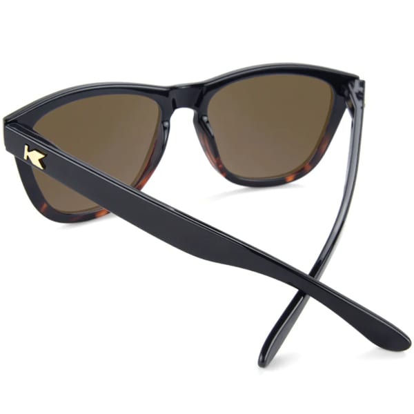 Lunette de soleil lifestyle KNOCKAROUND PREMIUMS GLOSSY BLACK AND TORTOISE SHELL FADE/AMBER