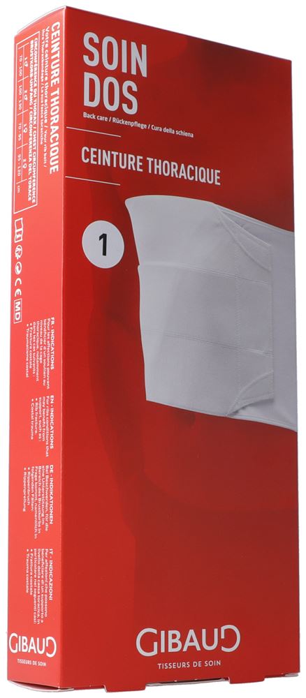 Gibaud Rippengurt Herren Gr1 70-100cm weiss 1 Stk