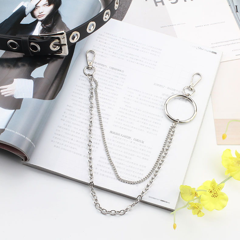 Rofuka - Kunstleren riem met ketting