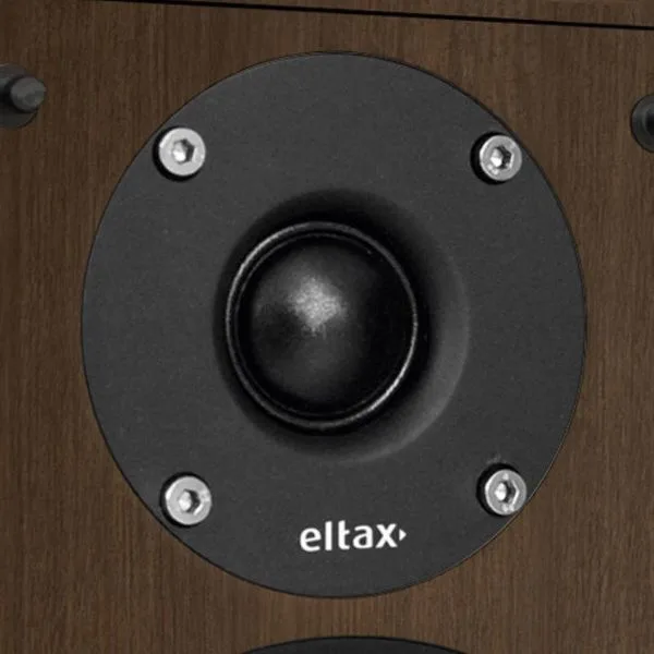 Eltax Monitor I Noyer (la paire) Enceintes bibliothèque