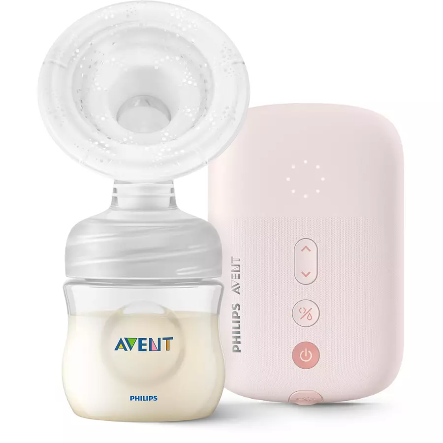 Philips Avent elektrische Milchpumpe SCF39511 inkl. Aufbewahrungssystem für Muttermilch SCF61905